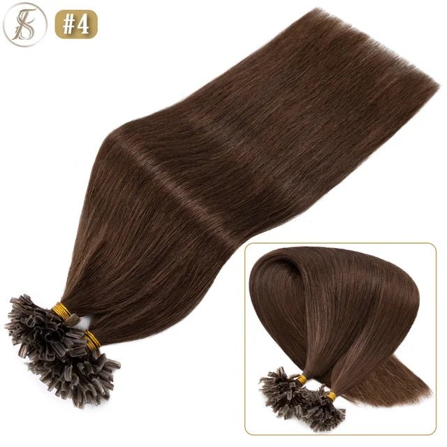 100pcs TESS UTip Keratin Fusion Hair Extensions - GirlnamedParis