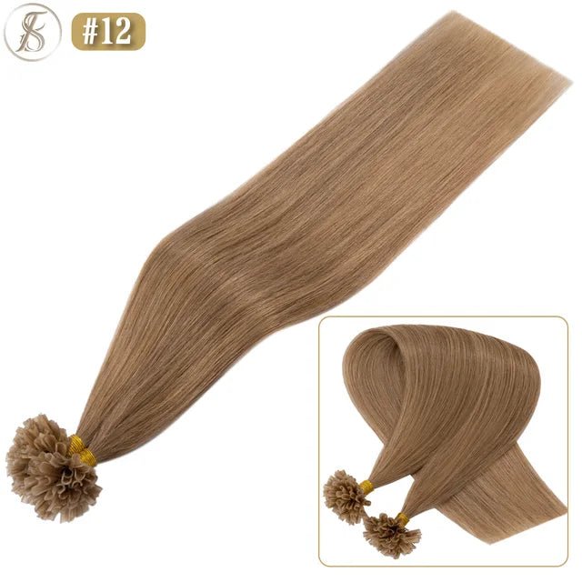 100pcs TESS UTip Keratin Fusion Hair Extensions - GirlnamedParis