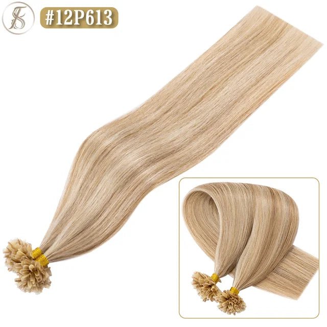 100pcs TESS UTip Keratin Fusion Hair Extensions - GirlnamedParis