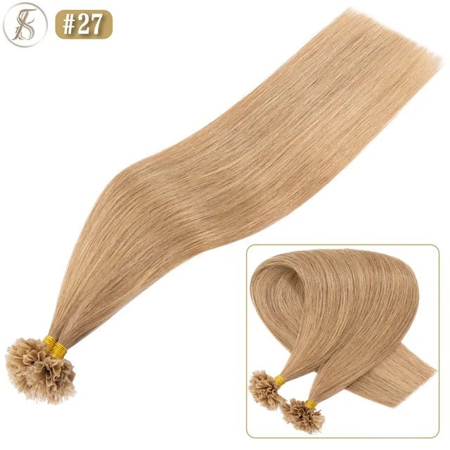 100pcs TESS UTip Keratin Fusion Hair Extensions - GirlnamedParis