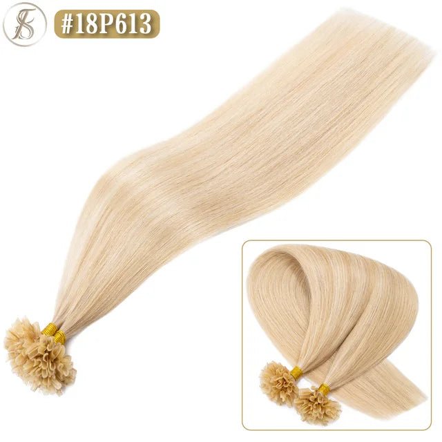 100pcs TESS UTip Keratin Fusion Hair Extensions - GirlnamedParis