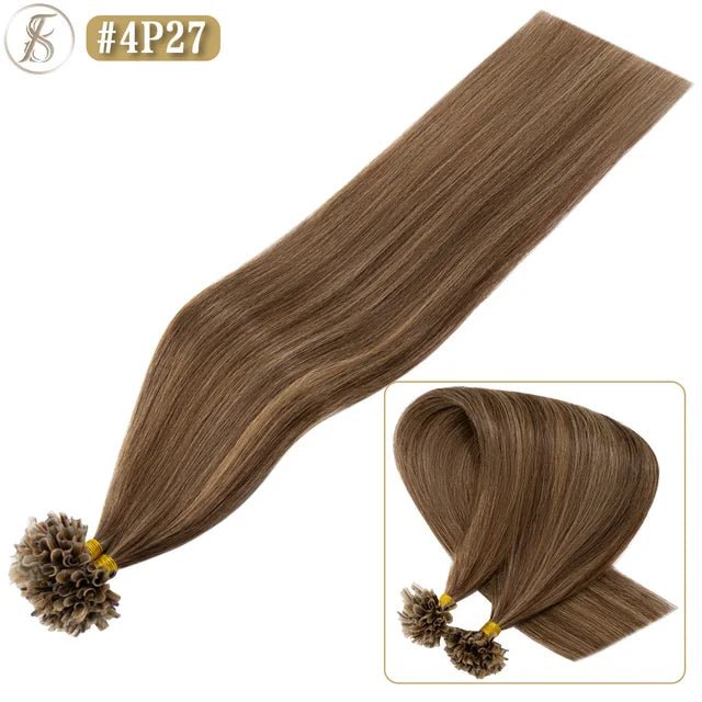 100pcs TESS UTip Keratin Fusion Hair Extensions - GirlnamedParis