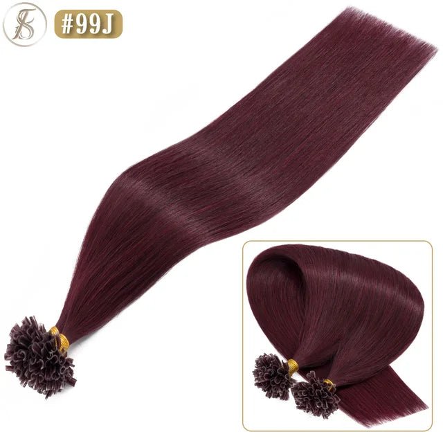 100pcs TESS UTip Keratin Fusion Hair Extensions - GirlnamedParis