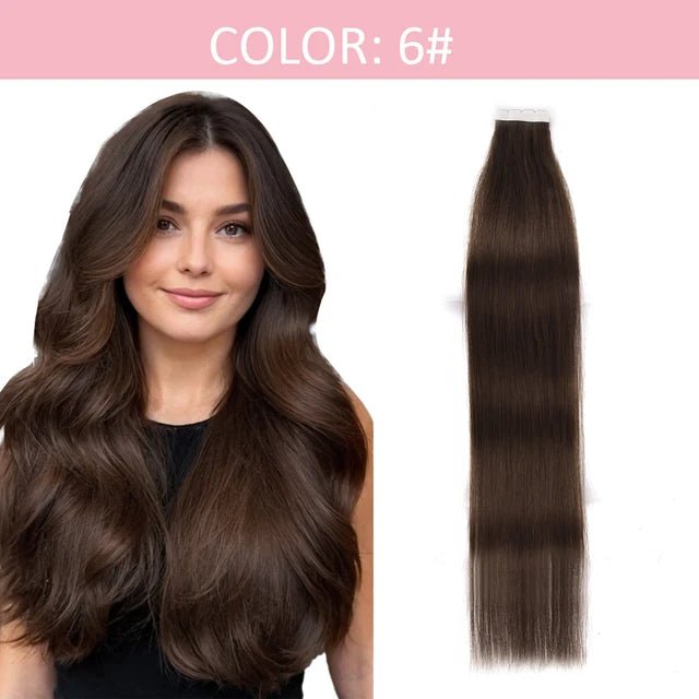 12 Vlasy Mini TapeIn Remy Human Hair Extensions - GirlnamedParis