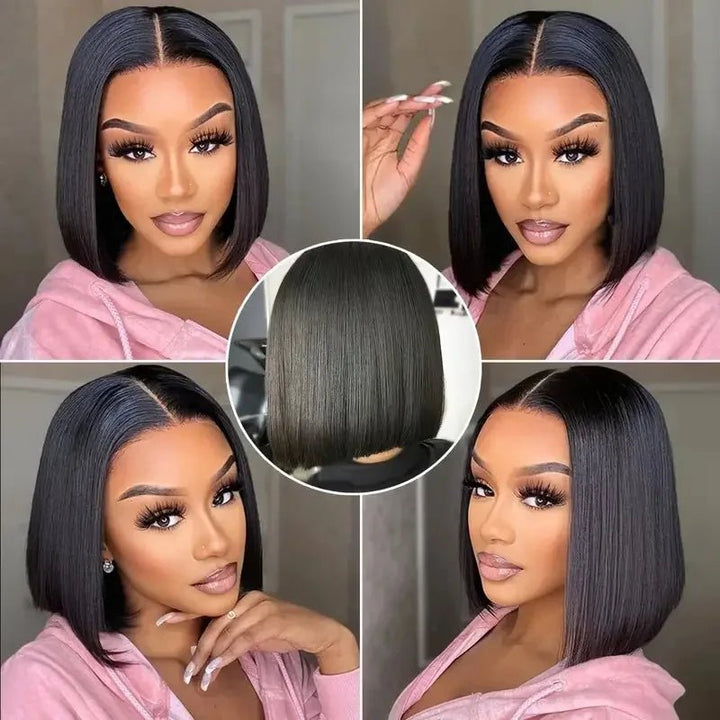 16Inch Peruvian Remy HD Lace Front Wig Glueless - GirlnamedParis