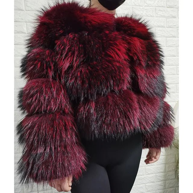 2024 MAOMAOKONG Luxury Womens Fox Fur Coat - GirlnamedParis