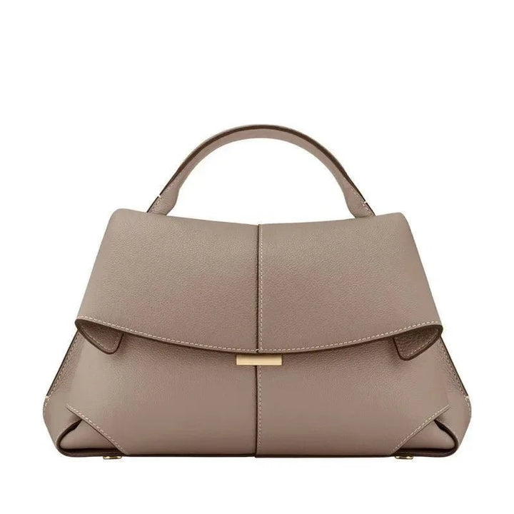 2024 Trendy Cowhide Pleated Handbag for Women - GirlnamedParis