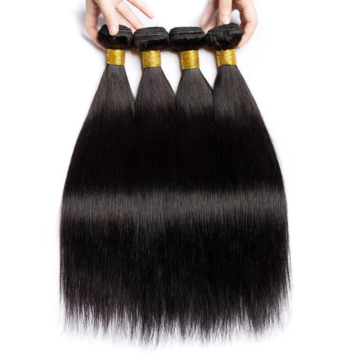 30 Brazilian Remy Hair Bone Straight Bundles - GirlnamedParis