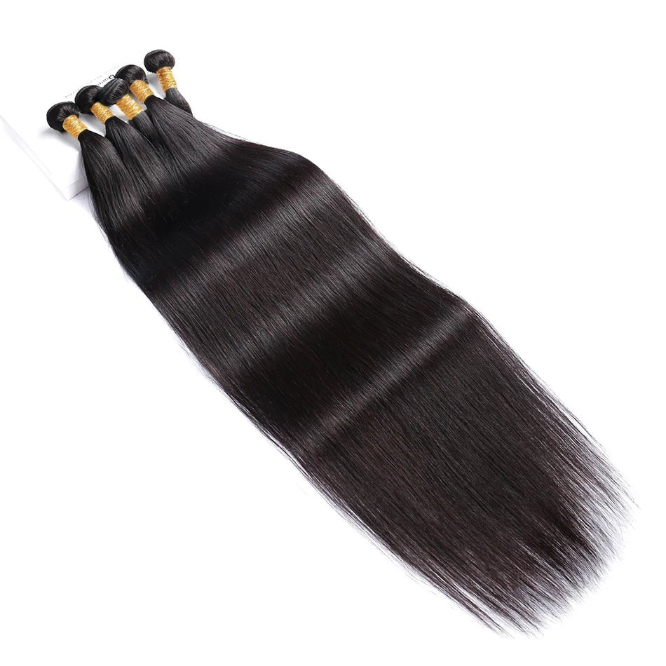 30 Brazilian Straight 100 Human Hair Bundles - GirlnamedParis