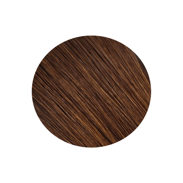 8Piece Set of Real Brown Hair ClipIn Extensions - GirlnamedParis