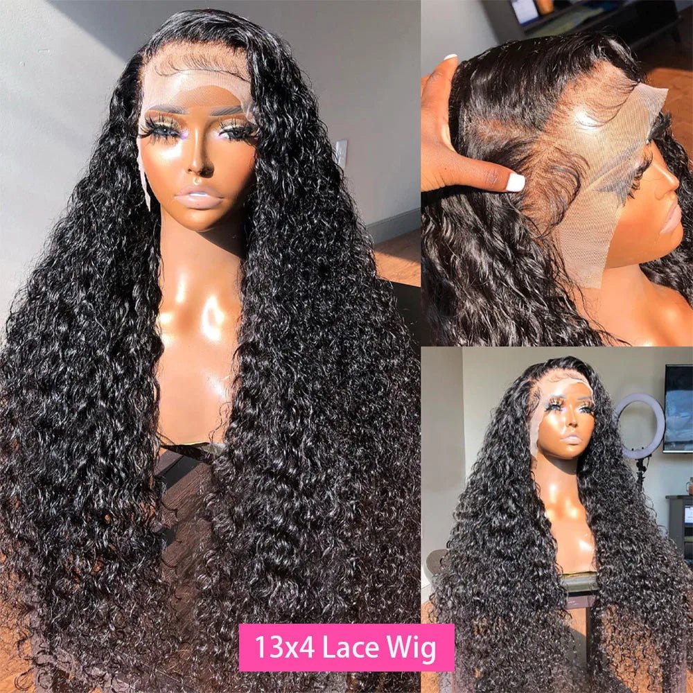 Affordable Deep Wave 100 HD Lace Front Wig - GirlnamedParis