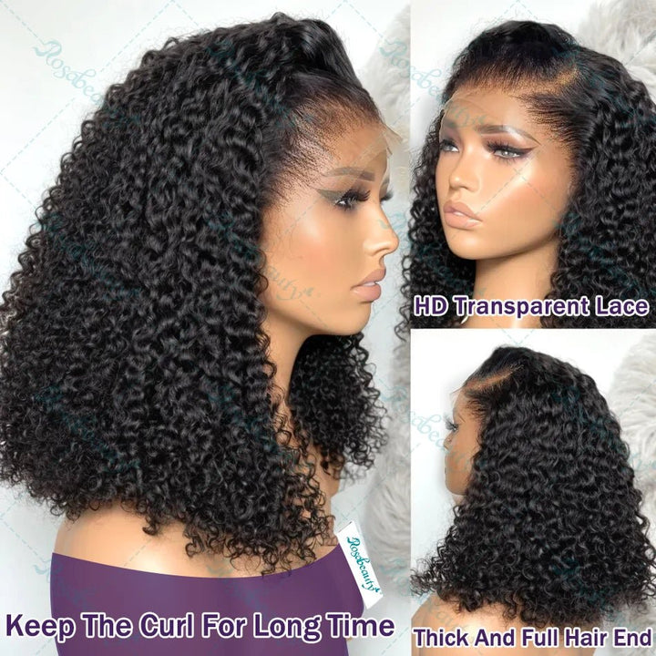 Brazilian Deep Wave Lace Front PrePlucked Bob Wig - GirlnamedParis