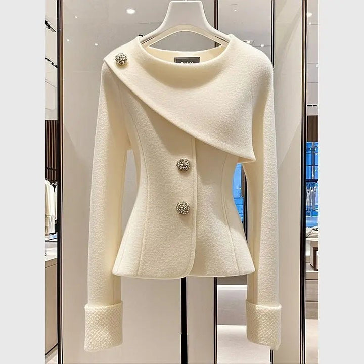 Chic SingleBreasted Slim Professional Womens Coat 2025 - GirlnamedParis