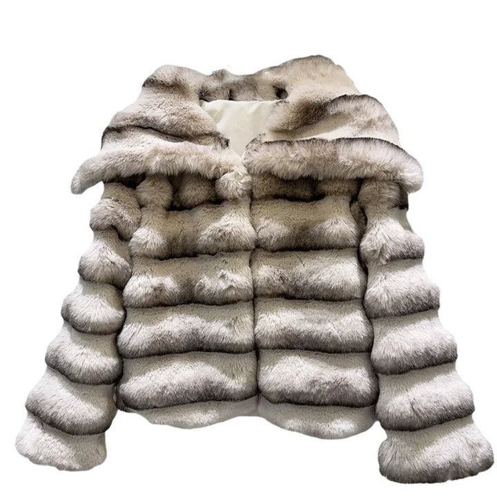 DEAT 2024 Womens Wave Cut Faux Fur Jacket - GirlnamedParis