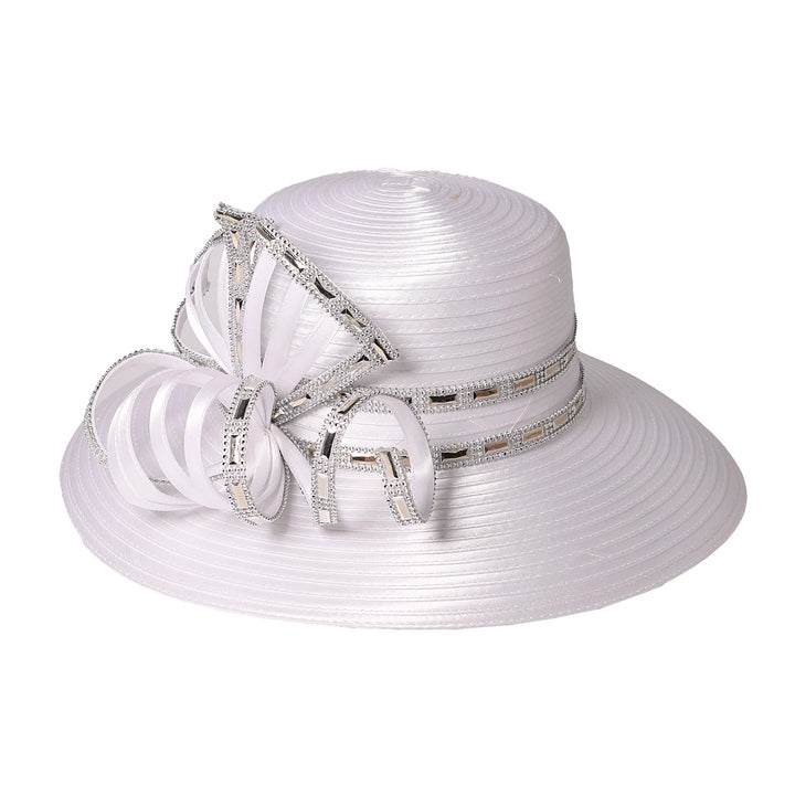 Elegant FS Luxury White Top Hat with Bowknot - GirlnamedParis