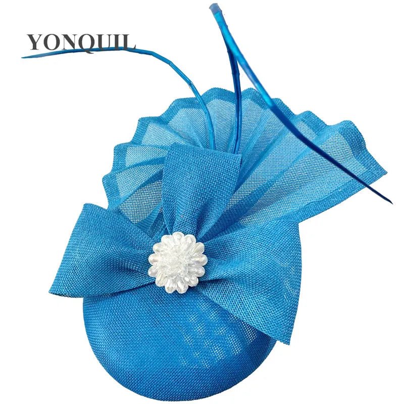 Elegant Womens Fascinator Bow Hat for Weddings Events - GirlnamedParis