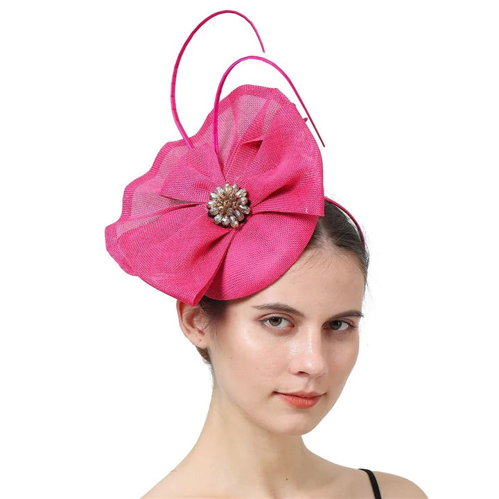 Elegant Womens Fascinator Bow Hat for Weddings Events - GirlnamedParis