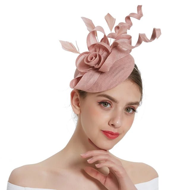 Elegant Womens Fascinator Hat Bridal Party Headband - GirlnamedParis