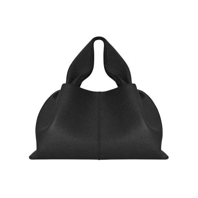 Elegant Womens Leather Cloud Shoulder Tote Bag - GirlnamedParis