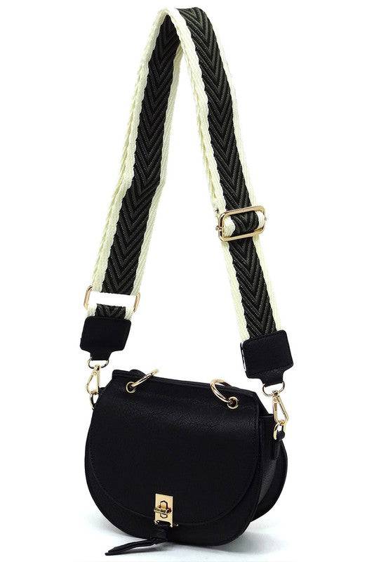 Fashion Flap Saddle Satchel Crossbody Bag - GirlnamedParis