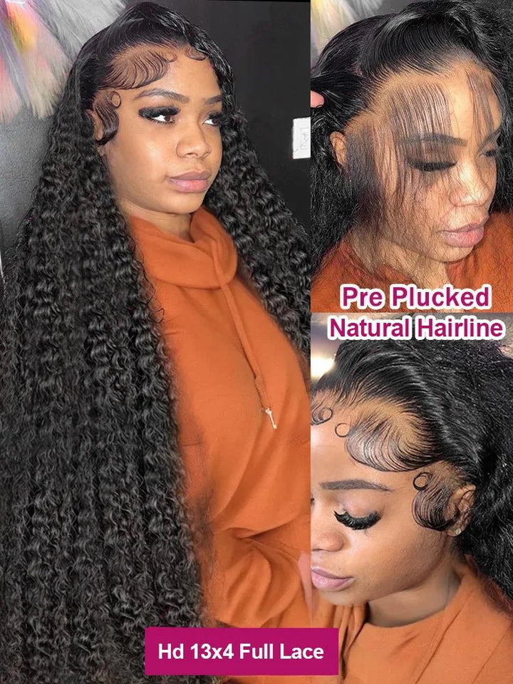 HD Lace Front Human Hair Wig Loose Deep Wave 3040 Glueless - GirlnamedParis