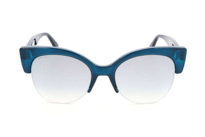 Jimmy Choo Womens Sunglasses PRIYA S JOJ 56 20 145 BLUE GLITTER BLUE - GirlnamedParis