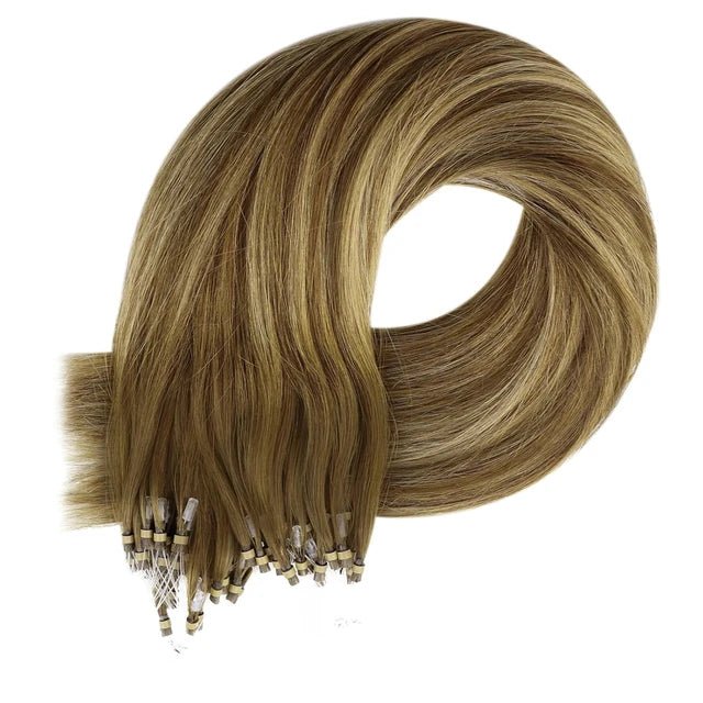 LaaVoo 100 Brazilian Micro Link Hair Extensions - GirlnamedParis