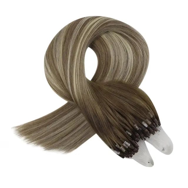 LaaVoo 100 Brazilian Micro Link Hair Extensions - GirlnamedParis