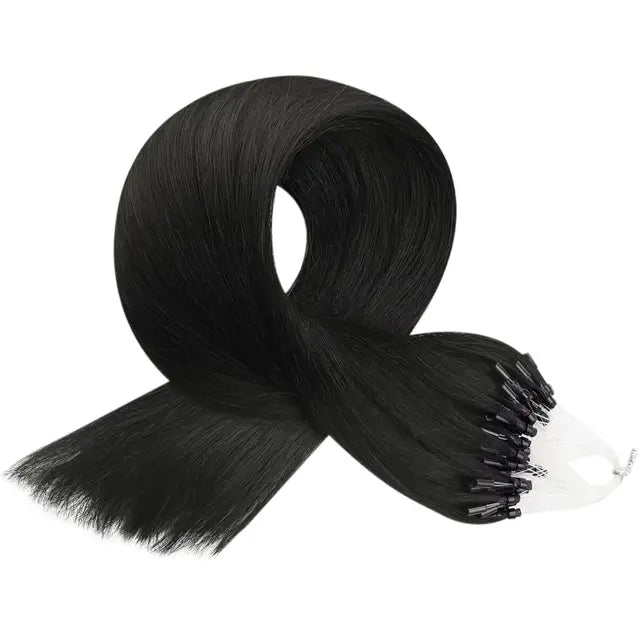 LaaVoo 100 Brazilian Micro Link Hair Extensions - GirlnamedParis