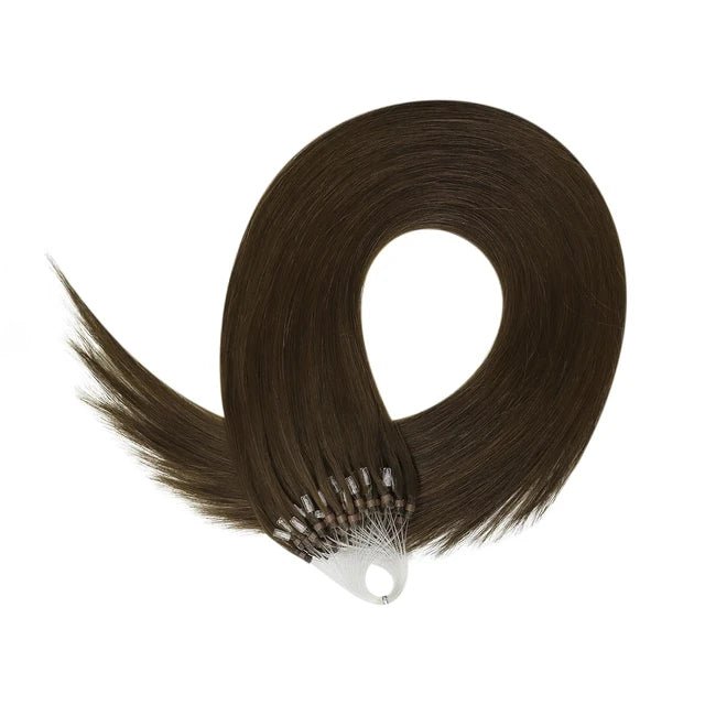 LaaVoo 100 Real Brazilian Micro Link Hair Extensions - GirlnamedParis