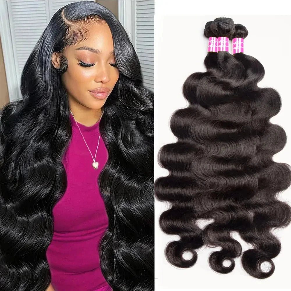 Luxurious Brazilian Body Wave Remy Hair Extensions Bundle - GirlnamedParis