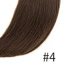 Natural Peruvian Remy Nano Ring Hair Extensions Yaki Straight - GirlnamedParis