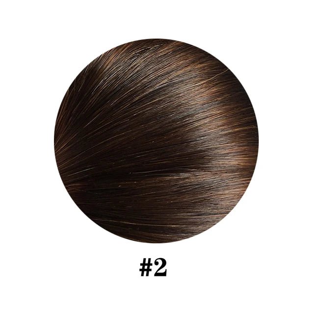 Premium 4 Brown Double Weft Human Hair ClipIn Extensions - GirlnamedParis