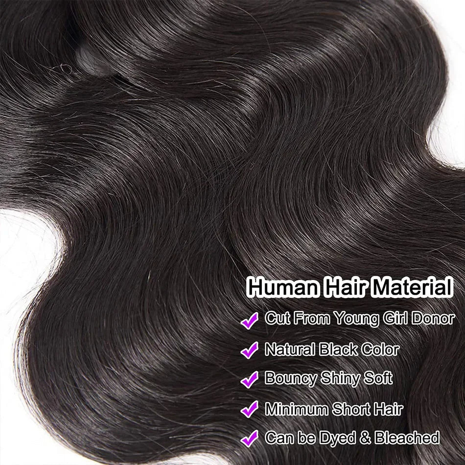 Premium Body Wave Virgin Hair Bundles 100 Unprocessed Extensions - GirlnamedParis