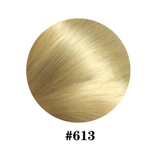 Premium Double Weft Brown Human Hair ClipIn Extensions - GirlnamedParis