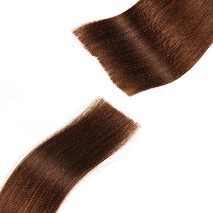 Seamless 20cps 99J Brown 24 TapeIn Hair Extensions - GirlnamedParis