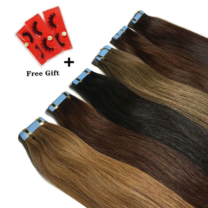 Seamless TapeIn Remy Hair Extensions 1626 Straight - GirlnamedParis