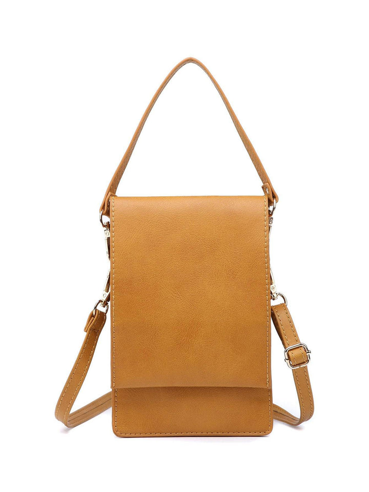 Women Small Crossbody Purse Cell Phone Pouch sif2078 - 305TAN - GirlnamedParis