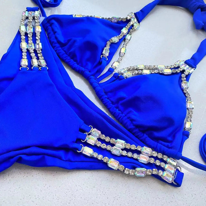 Womens Luxury Rhinestone Bikini Set 2023 Swimsuit - GirlnamedParis